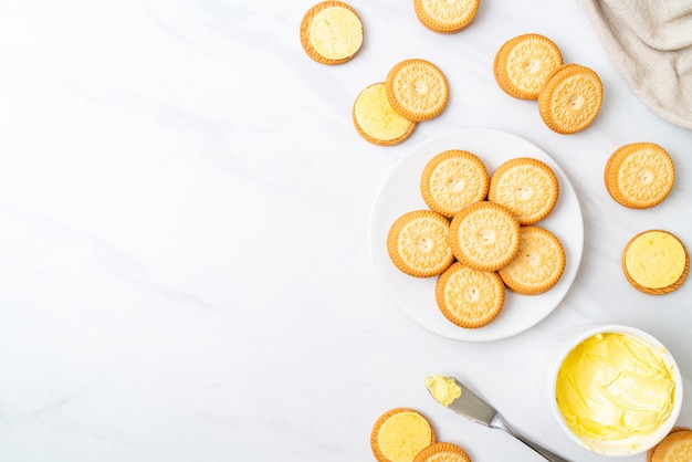 biscuits à la crème au beurre