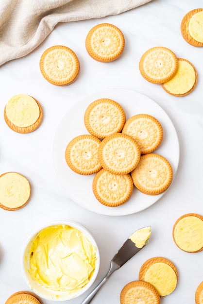 biscuits à la crème au beurre