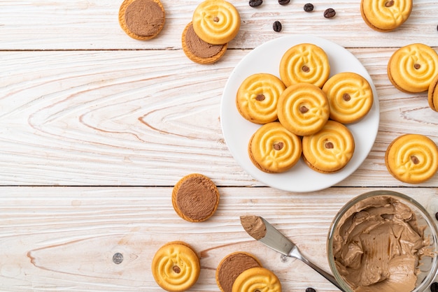 biscuits à la crème au café