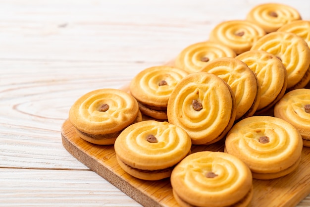 biscuits à la crème au chocolat