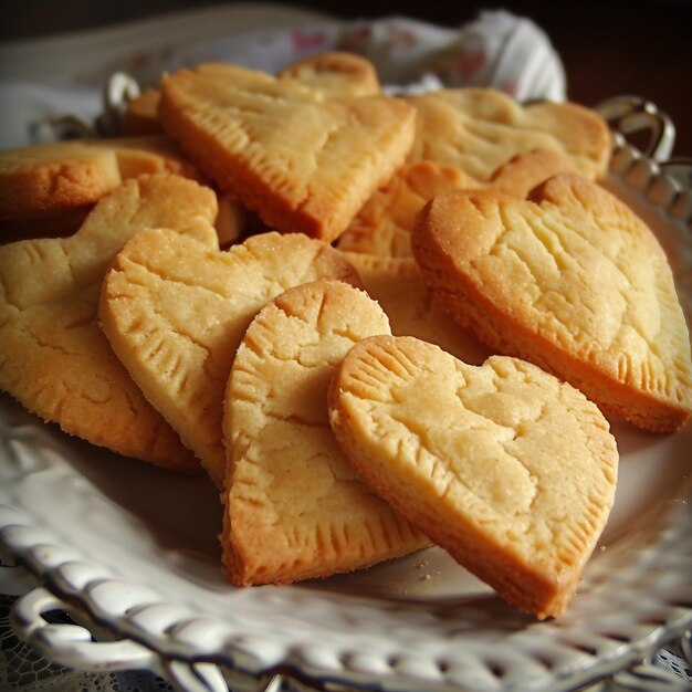 Des biscuits croustillants et beurrés aux formes élégantes