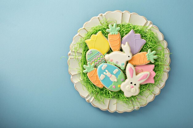 Des biscuits décorés pour Pâques