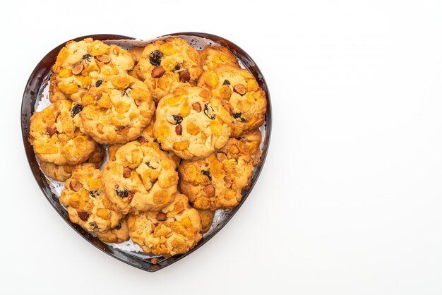 Biscuits faits maison aux raisins secs et aux amandes