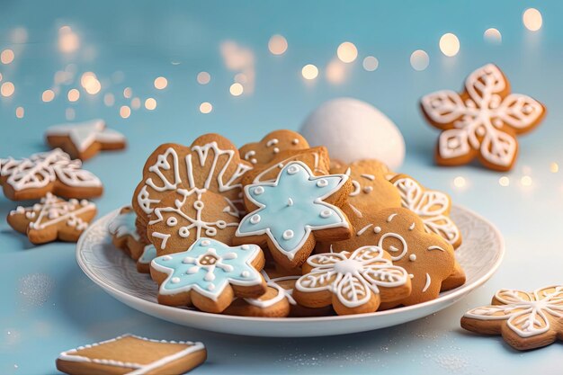 Biscuits festifs au pain d'épice Délice sucré des fêtes