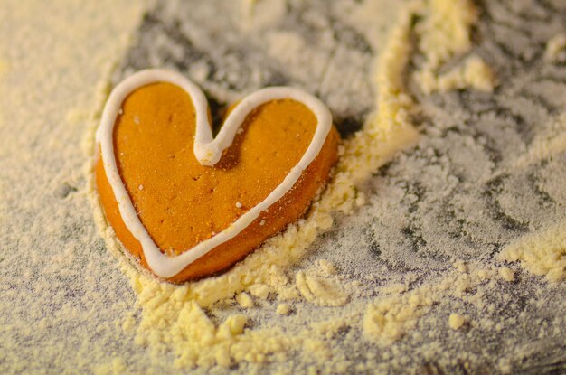 Biscuits en forme de coeur