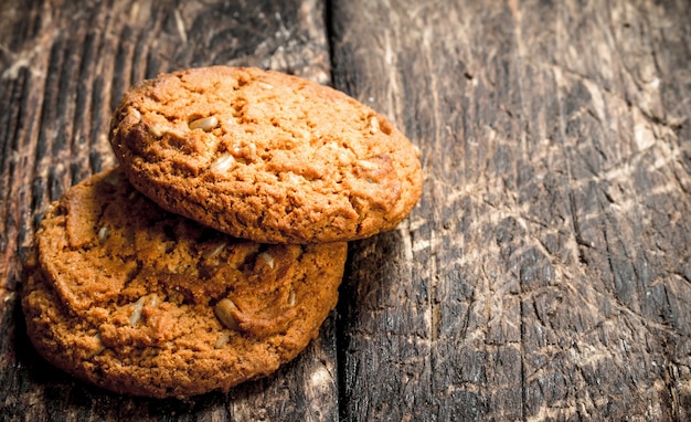 Biscuits frais à l'avoine.