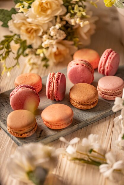 Biscuits français meringués aux amandes