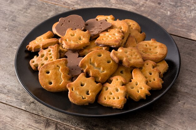 Biscuits d'Halloween drôles