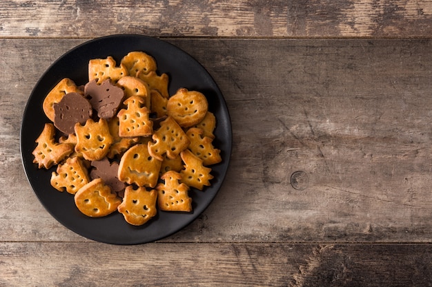 Biscuits d'Halloween drôles