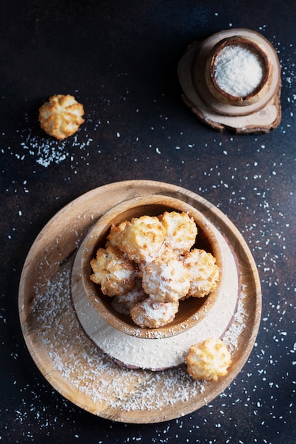 Biscuits italiens traditionnels à la noix de coco