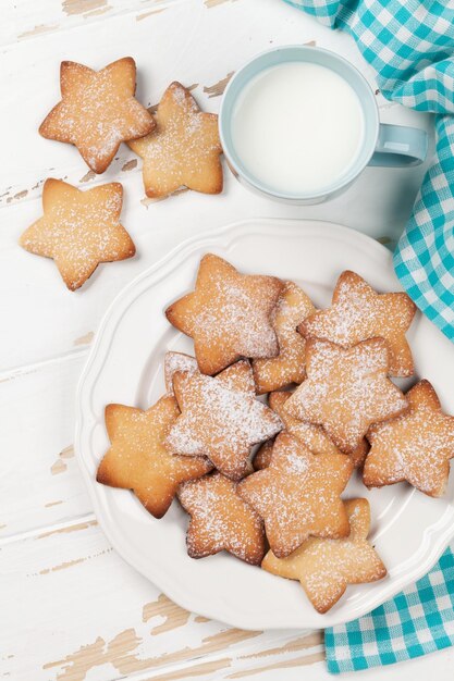 Biscuits et lait