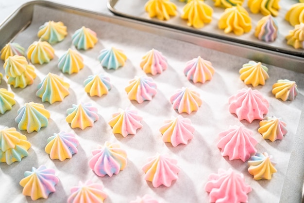 Biscuits licorne à la meringue