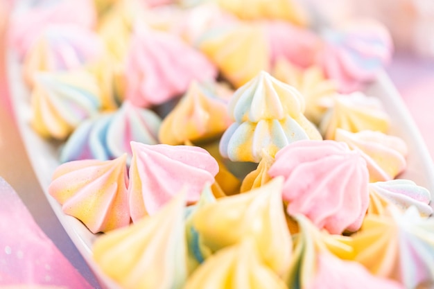 Biscuits licorne à la meringue