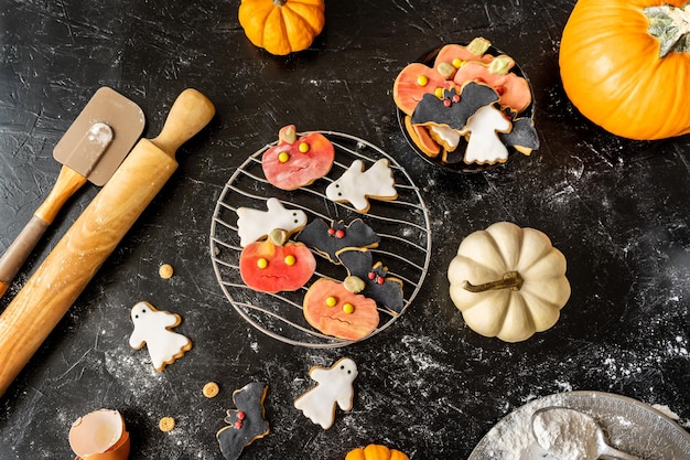 Biscuits maison d'Halloween