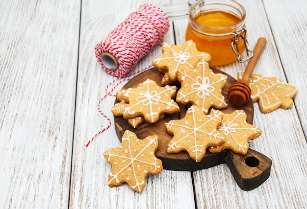 Biscuits de Noël au gingembre et au miel