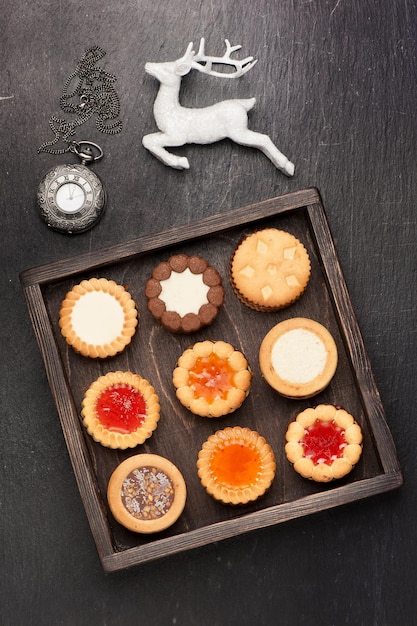 Biscuits de Noël et décorations