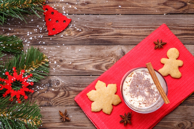 Biscuits de Noël, lait de poule en vacances