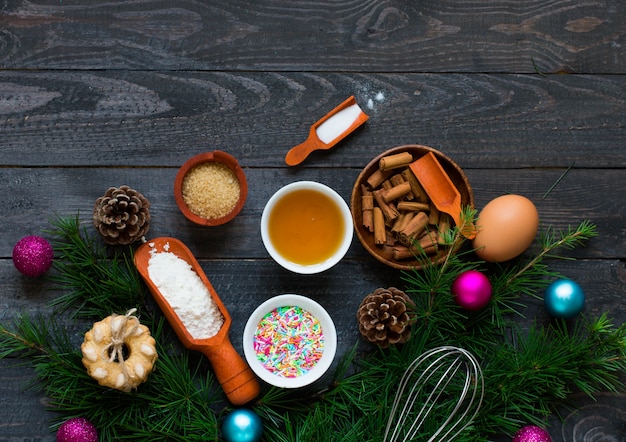 Biscuits de Noël à la main