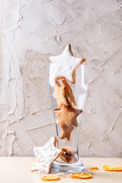 Biscuits de Noël en verre