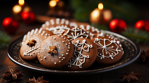 Photo des biscuits de noël