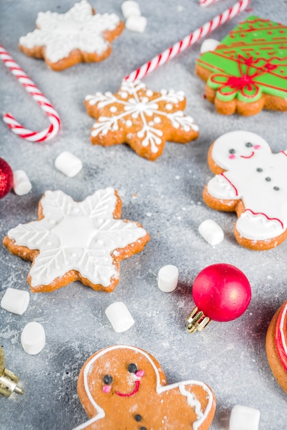 Biscuits de pain d'épice de Noël