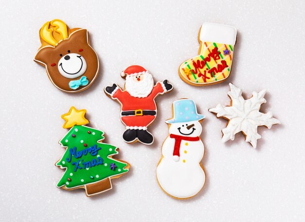 Photo des biscuits de pain d'épice de noël