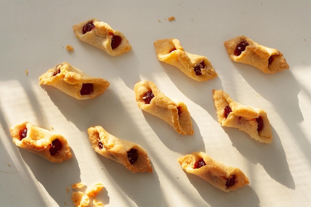 Biscuits sablés avec motif confiture