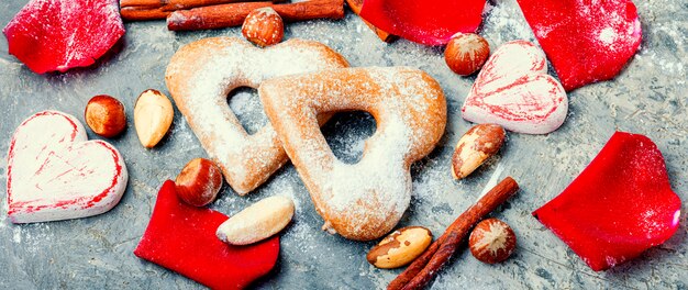 Biscuits de Saint Valentin faits maison