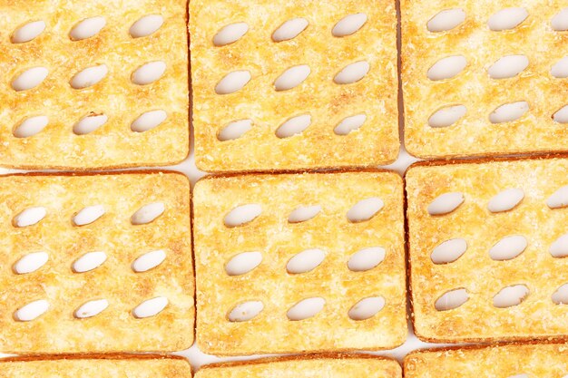 Des biscuits sucrés en arrière-plan