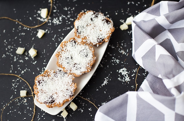 Biscuits sucrés à la noix de coco