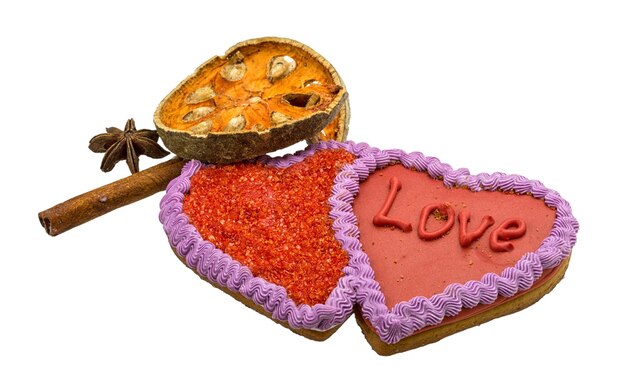 Photo biscuits valentine