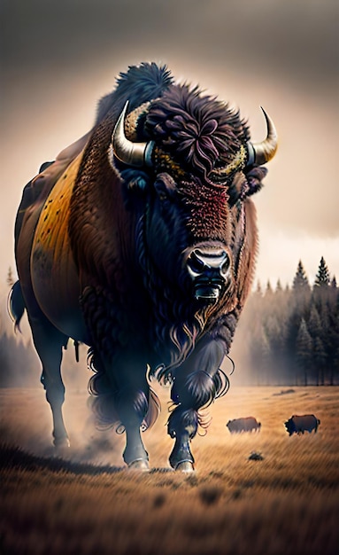 Photo le bison