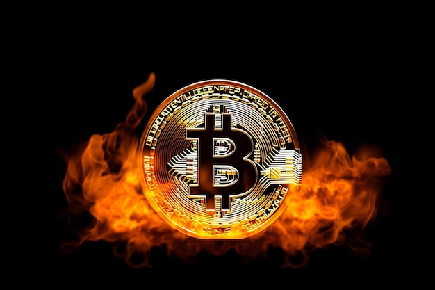 Bitcoin en feu