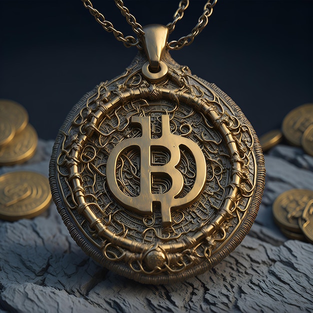 Un bitcoin d'or