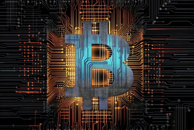 Bitcoin sur une puce informatique