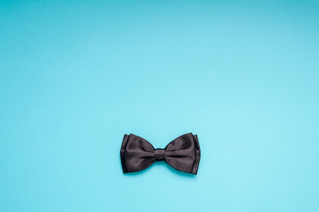 Black gentleman bow tie concept de père de pères hommes