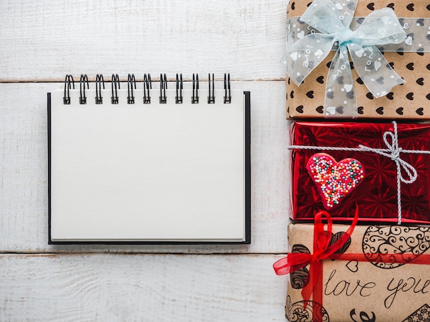 Blank Notepad Page pour des mots doux sur l&#39;amour