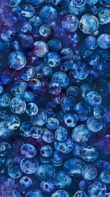 Des bleuets dans l'eau par Sarah McDonald