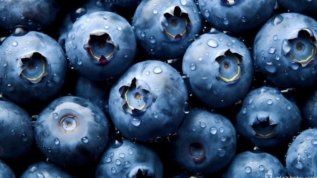 Les bleuets sont un fruit populaire de la région.