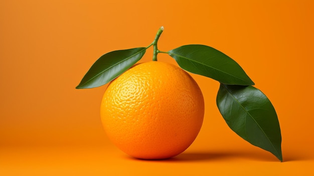 Bliss Tangelo orange reposant sur un fond orange