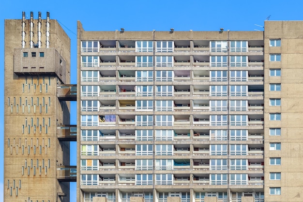 Photo bloc d'habitation en béton de la tour balfron dans l'est de londres