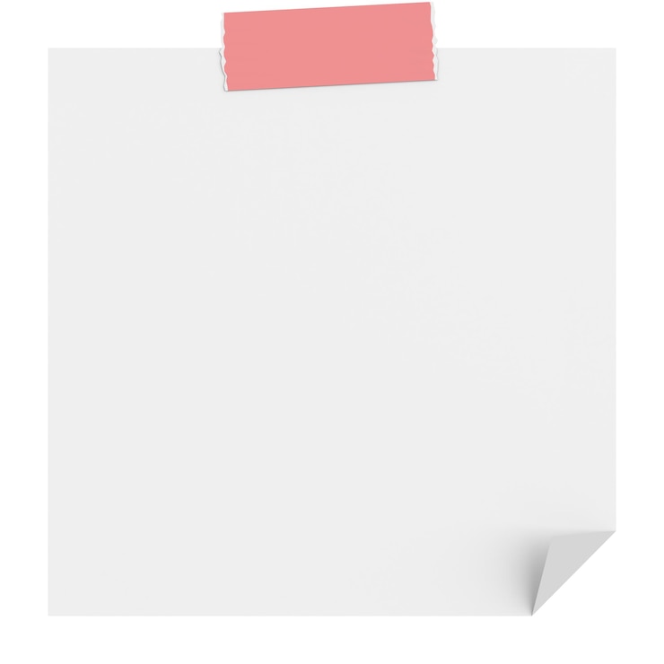 Photo bloc-notes 3d note collante illustration 3d