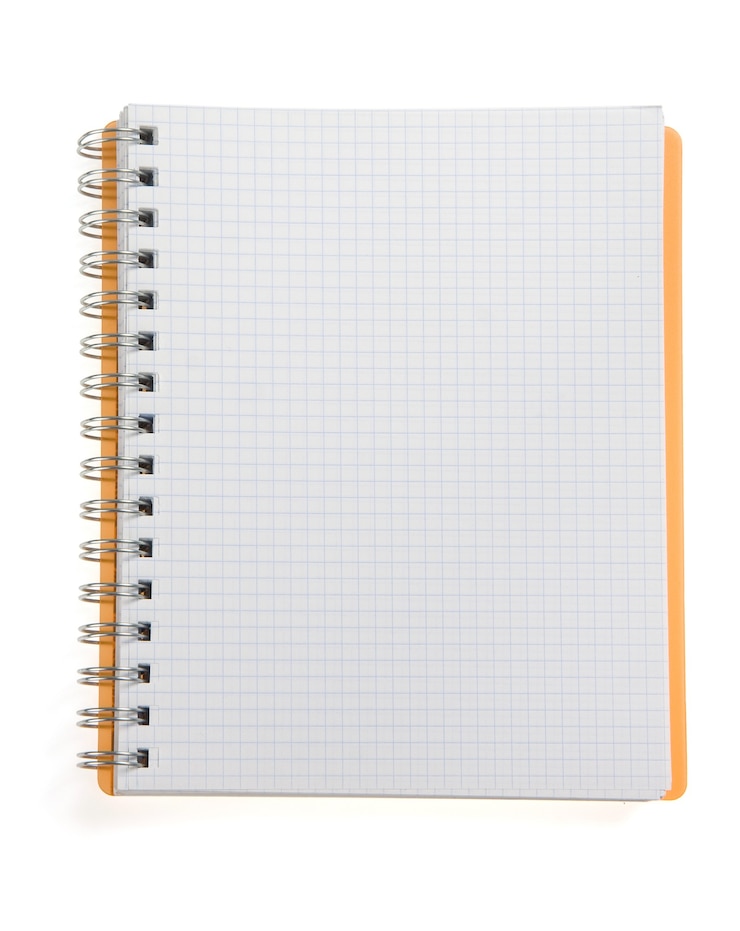 Photo bloc-notes vérifié isolé