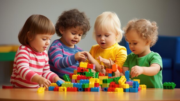 Les blocs de construction de l'imagination des enfants