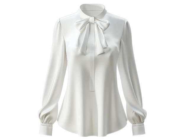 Photo blouse sur fond blanc isolé