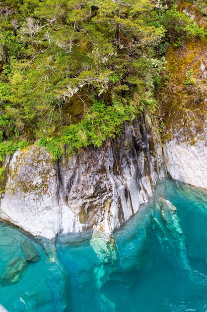 Photo blue pool ile sud nouvelle zelande