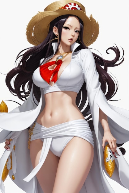 Boa Hancock One Piece anime Kuja Pirates Seigneur de la guerre de la mer Serpent Princesse Impératrice de l'Amazone Li