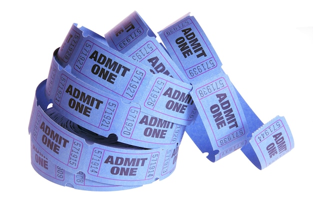 Bobine de billets de cinéma