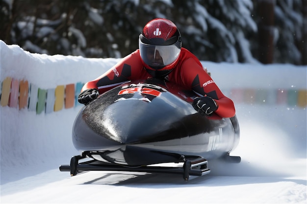 Le bobsleigh est un sport d'hiver