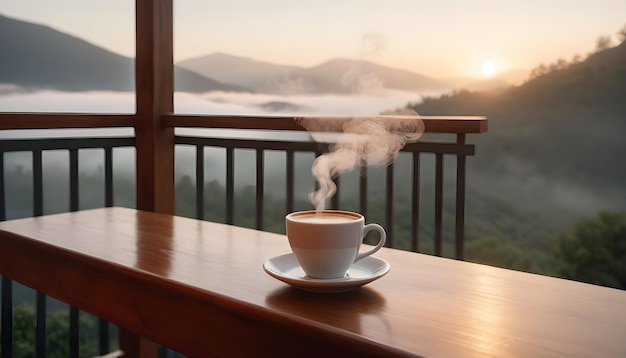 Boire du café dans un endroit confortable